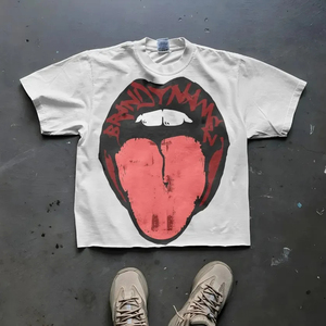 Haute qualité personnalisé unisexe 100% coton été T-Shirt surdimensionné goutte épaule Boxy coupe recadrée ourlet brut décontracté séchage rapide - Product Image 3