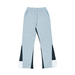 New Fashion Customizable Flare Sweatpants Casual Straight Pattern Mid Best Price for Online Sale Various Colors Sizes Available - Product Image 1