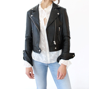 Femmes Sexy Vestes En Cuir Hot Looking Usage Quotidien Manteau Décontracté Conception Unique Manteaux En Cuir Coupe Régulière Vestes En Cuir Formelles - Product Image 4