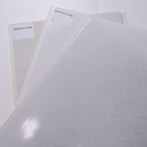 Prix d'usine en gros LINGRUI LS-1 PVC Cielo Falso Techos Plafond Installation facile 8mm Étanche Lambris Stratifié Découpable - Product Image 1