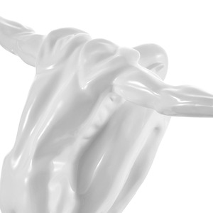 Sculpture de table de gymnaste en argent moderne, objet décoratif unique pour les espaces élégants, fabriqué à la main en Inde - Product Image 2