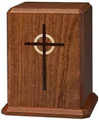 Venta al por mayor de urnas de cremación de madera hechas a mano de estilo moderno adulto hombre mujer funerario urnas decorativas - Product Image 1