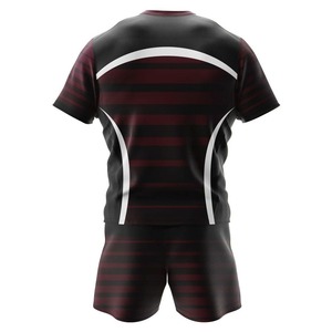 Conjuntos de Uniformes de Rugby Antiarrugas, Transpirables, 100% Poliéster, Antibacterianos, Ecológicos, Personalizables, de Primera Calidad y Duraderos - Product Image 3