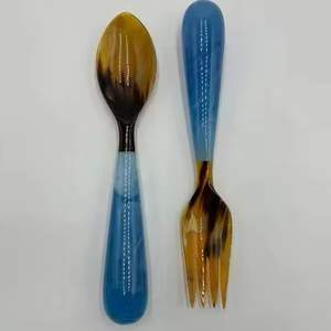 Cuillères en bois d'acacia pour la cuisine-Ensemble d'ustensiles en teck lisse pour la cuisine Cuillères faites à la main - Product Image 6