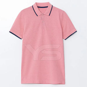 Polo informal para hombre en color único, ropa informal de talla grande, Polo de golf personalizado para hombre con opción multicolor - Product Image 1