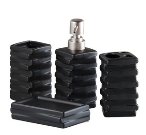 Accesorios esenciales y decorativos de baño de cerámica hechos a mano, juegos de baño de alta calidad, venta al por mayor - Product Image 4