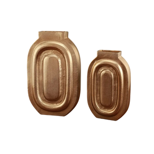 แจกันดอกไม้โลหะสไตล์นอร์ดิกแจกันดอกไม้สีทองกระถางต้นไม้แบบสมัยใหม่ปรับขนาดได้ - Product Image 1