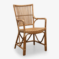 Vente en gros de chaise de salle à manger en rotin naturel Vietnam Bon prix Design intemporel pour meubles de cuisine et de salle à manger de bar
