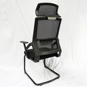 Chaise de bureau ergonomique en maille avec appui-tête réglable pour la maison, le bureau, l'atelier, la chambre - Product Image 6