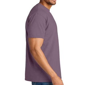 Custom Organic Cotton Men's Lightweight Breathable <b>T</b> <b>Shirt</b> Plain Blank Short Sleeve Streetwear Drop Shoulder <b>Pocket</b> <b>T</b> <b>Shirt</b> - Product Image 4