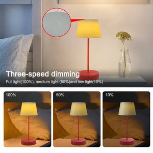 Có thể điều chỉnh đèn bàn thiết kế LED giường bên ánh sáng với bộ sạc không dây - Product Image 4