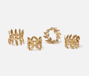 Rond de serviette en métal unique pour les banquets de mariage et les rassemblements de vacances inspirés de la ferme - Product Image 3