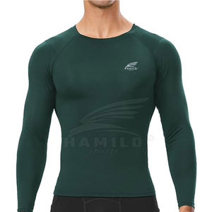 Chemise de compression respirante de haute qualité 2024 Concevez votre propre chemise de compression Logo pour hommes - Product Image 2