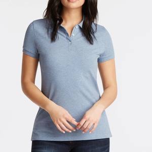 Chemises décontractées amples et confortables pour femmes, en polyester/coton, à manches courtes et col rond, personnalisables avec logo, vente en gros - Product Image 2