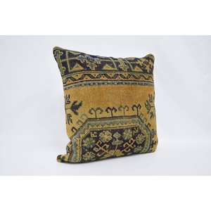 28x28 pouces multicolore bohème Patchwork laine Kantha oreiller brodé Floral Vintage imprimé coussin décoratif tissé Technique - Product Image 3