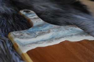 Tabla de quesos de madera y resina de alta calidad, utensilios para el hogar y la cocina, fiesta de cumpleaños, logotipo personalizado usado, nuevos productos - Product Image 6