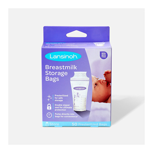 Les sacs de rangement Lansinoh sont livrés avec des joints à double fermeture éclair pour éviter les fuites disponibles à l'achat à des prix avantageux - Product Image 3