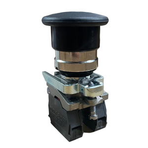 Botón Pulsador Schneider XB4 22mm 100% Original, XB4BC25, Color Negro, Corriente Máxima 10A, Protección IP66, Voltaje 600V, Retorno por Resorte - Product Image 1