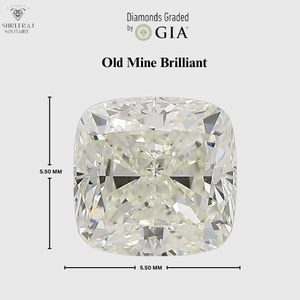 เพชรแท้ทรงคุชชั่น 1.00 กะรัต สี L ความสะอาด VVS2 คุณภาพสูง สำหรับทำเครื่องประดับ ขายส่งโดยตรง - Product Image 3