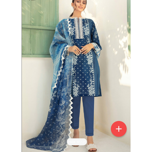 FESTIVAL DE FIESTA CASUAL DE MUJER DESGASTE KURTIES INDIAS CON PANTALÓN HANDBLOCK DUPTTA CONJUNTO PRECIO AL POR MAYOR PARA SEÑORAS DE AA IMPEX - Product Image 2