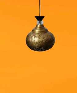 Lámpara colgante marroquí de brillo dorado - Product Image 3