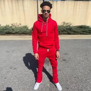 2023 último diseño Slim Fit chándal hombres con capucha algodón sudor traje elegante gimnasio desgaste cantidad a granel trajes chándal - Product Image 6