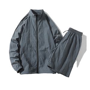 Chaqueta de cuero de manga corta bordada con cremallera Bomber de trabajo de parche de alta calidad personalizada para hombre - Product Image 3