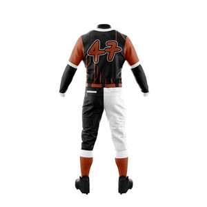 Uniformes de baseball équipe de conception personnalisée votre logo à motif sublimé 2025 ensemble d'uniformes de maillot de baseball de haute qualité - Product Image 2