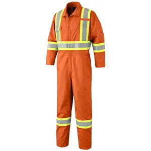 Coverall Pakaian Kerja Profesional untuk Pria, Pelindung Konstruksi Industri Pakaian Kerja Coverall