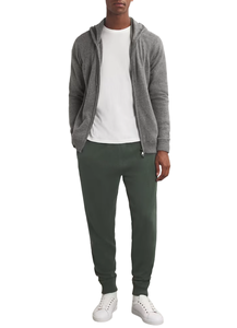 Men's Full Zip Hoodie Knit Sweatshirt Long Sleeve Casual Winter Wear with Drawstring and Pockets Latest Design - Product Image 2