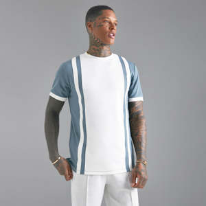 Conjunto de Camiseta y Pantalones Cortos de Poliéster Tejido Casual para Hombre, Sublimado, de Verano, de Dos Piezas, Manga Corta, Estampado, Secado Rápido, Colores Personalizados - Product Image 3