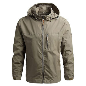 Top Men's <b>Soft</b> <b>Shell</b> <b>Jacket</b> Casual <b>Hooded</b> Winter Wear Breathable Solid Design for Street Style - Product Image 1