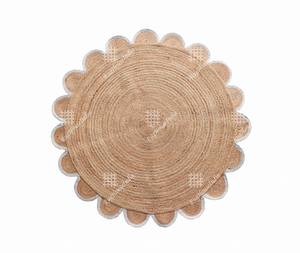 High Quality Jute Cotton Hand Woven Braided <b>Rugs</b> High <b>Pile</b> for Living Rooms Bedrooms Cafes Hotels Balconies Hallways - Product Image 4