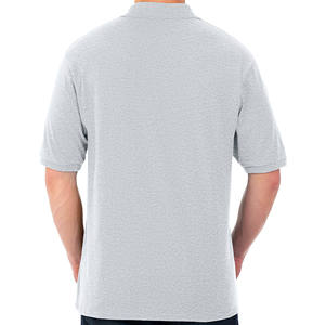 Polo de Punto de Manga Corta con Estampado Floral Verde para Hombre, Cuello con Botones, Corte Regular Informal, Transpirable, de Poliéster - Product Image 4