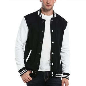 Chaquetas universitarias de lana de diseño personalizado de alta calidad 2025, nuevas chaquetas de Bombardero a prueba de viento a la moda, chaqueta de béisbol informal para hombres - Product Image 6