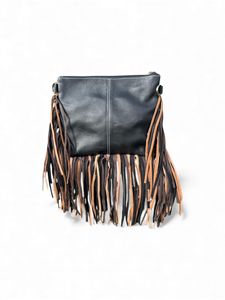 Bolso de Mano de Cuero Genuino Estilo Occidental Azteca con Diseño Repujado, Cierre de Cremallera, Impermeable, Capacidad de 2L, Calidad Premium, Diseño Boho de Piel de Vaca - Product Image 5