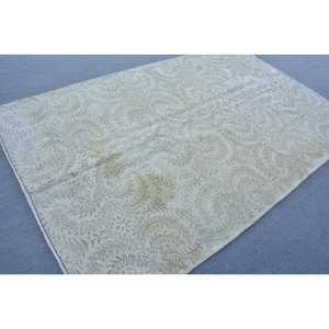 Clásico Beige Marrón 5,9X9,1 pies Vintage alfombra turca lana Imitación Piel de conejo látex Patchwork Rectangular mesa auxiliar nueva llegada - Product Image 2