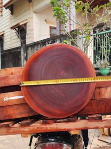 Planche à découper en bois massif faite à la main, finition polie, épaisse et solide, accessoire de cuisine multi-usage - Product Image 2