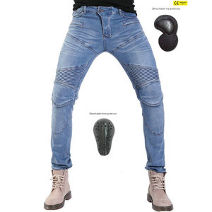 D-Ride Moto Jeans de moto respirants et à séchage rapide avec protections amovibles et multiples poches pour le confort et la sécurité des hommes - Product Image 4