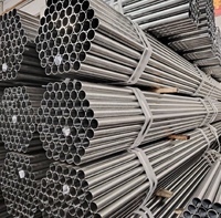 Tuyau en acier au carbone noir galvanisé sans soudure, rond, de 30 mm de diamètre, étiré à froid, trempé à chaud, prix usine