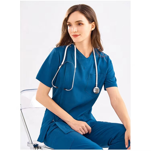 Conjunto de Uniformes Médicos para Hombre de Último Diseño, Conjunto de Uniformes Médicos de Manga Corta de Primera Calidad para Venta en Línea - Product Image 4