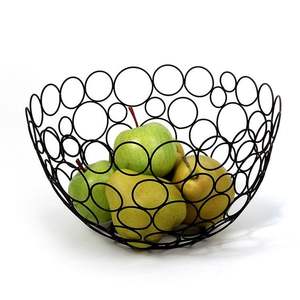 ตะกร้าลวดโลหะสำหรับใส่เครื่องดื่มในบ้านทรงรีสีทอง - Product Image 6