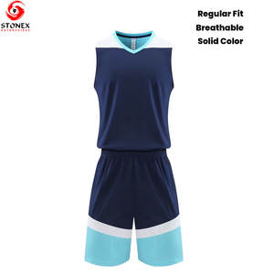 Uniformes de Baloncesto Personalizados Profesionales de Alta Calidad, Sin Mangas, Tallas Grandes, MOQ Bajo, Transpirables, de Secado Rápido, Antibacterianos, 100% - Product Image 2