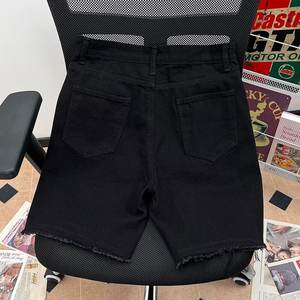 Nuevos pantalones cortos de mezclilla hechos a medida para mujer Pantalones cortos transpirables de algodón 100% de alta calidad - Product Image 6