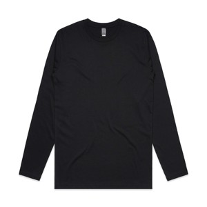 Men's Long Sleeve Summer T-Shirt with Crew Neck Slim-Regular Fit & Mid <b>Weight</b> Pure Cotton Custom Logo <b>Blank</b> Design Jersey Fabric - Product Image 1