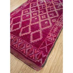 Tapis en laine noué à la main Nuray grande surface Pae-4592 Rouge Orange Géométrique pour la maison - Tapis rectangulaire 9x12 pour couloir et pièce Jaipur Rugs US - Product Image 2