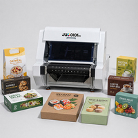 Imprimante numérique Jucolor à passage unique 1200 DPI pour cartons, sacs en papier kraft, boîtes alimentaires jetables, gobelets et éventails