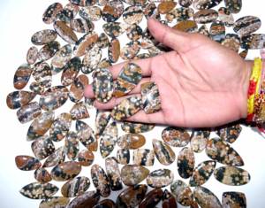 Venta al por mayor Natural Ocean Jasper Cabochon Gemstone Beautiful Quartz para la fabricación de joyas Loose Beautiful Ocean Jasper Jewelry - Product Image 2