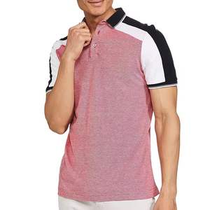 Camiseta de Golf para Hombre, de Manga Corta, Holgada, Tejida, Transpirable, Personalizable, de Alta Calidad, para Exteriores - Product Image 1