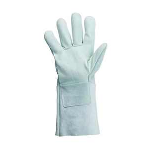 Guantes de Soldadura para Hombre de 14 Pulgadas, Transpirables, Resistentes al Calor, de Cuero Dividido, de Alta Resistencia, Venta Directa de Fábrica - Product Image 1